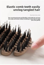 Boar Bristle Paddle Hair Brush