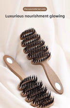 Boar Bristle Paddle Hair Brush