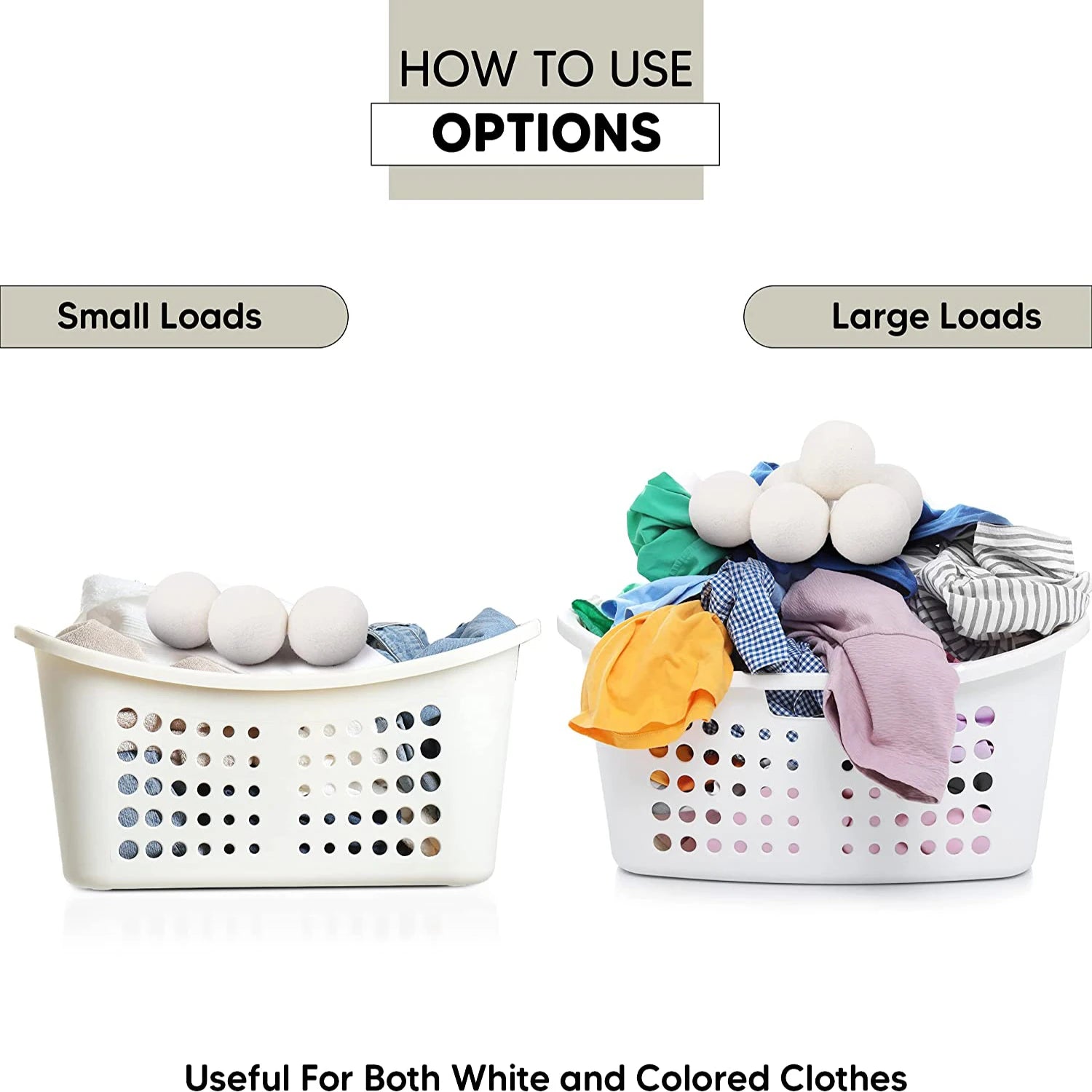 Wool Dryer Balls- Premium Natural