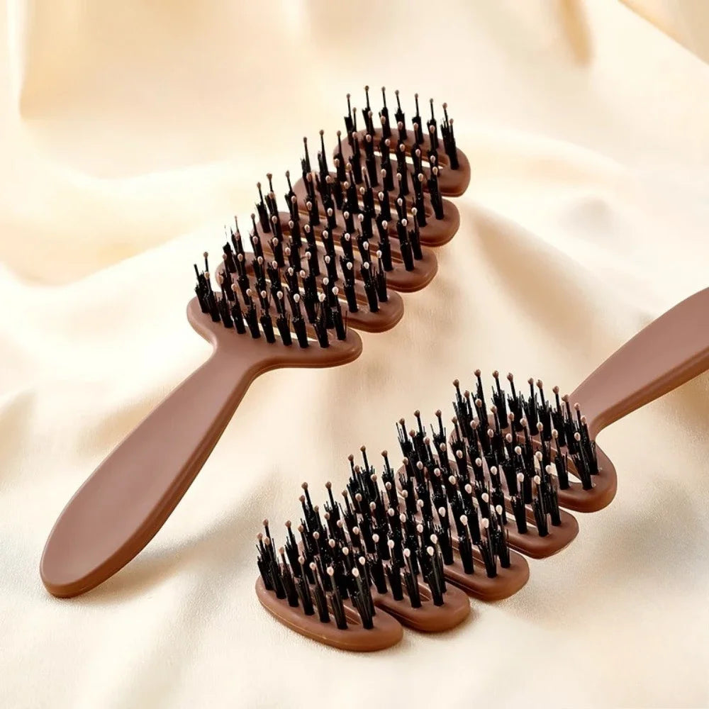 Boar Bristle Paddle Hair Brush