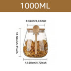 Glass Jar with Lid Sealed