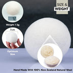 Wool Dryer Balls- Premium Natural
