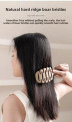 Boar Bristle Paddle Hair Brush